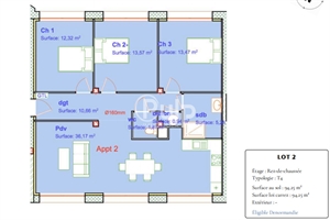 t4 à la vente -   62200  BOULOGNE SUR MER, surface 94 m2 vente t4 - UBI466239830